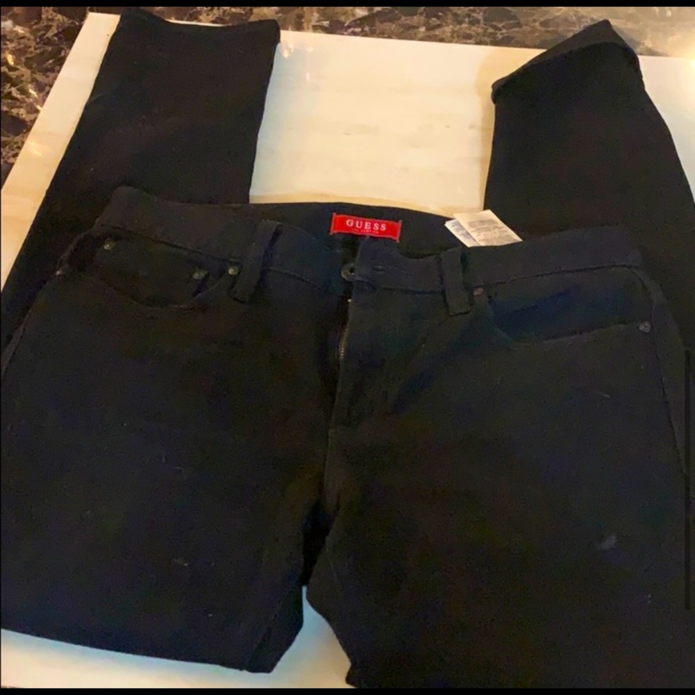 Guess skinny black jeans 32X32